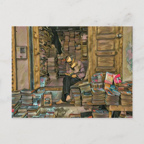 Reading Lovers Gift For Librarian Postcard
