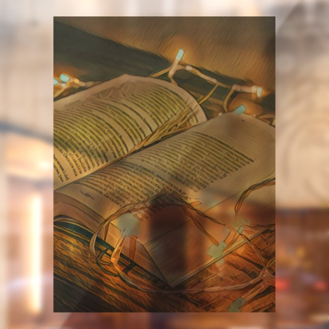 Reading Lovers Gift For Librarian Window Cling (Sheet 2)