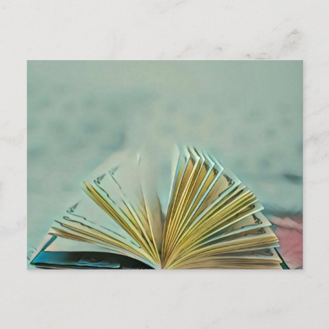 Reading Lovers Gift Postcard (Front)