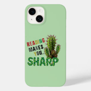 Reading Makes You Sharp Funny Book Reading Lovers  Case-Mate iPhone 14 Case