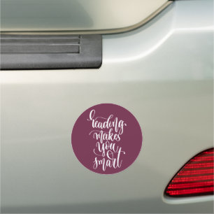 Reading Makes You Smart 2 Car Magnet