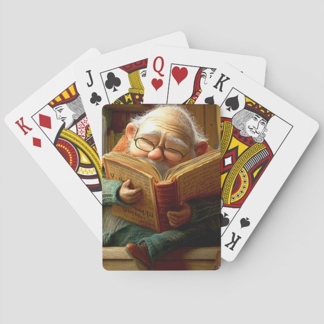 Reading Man Poker Cards (Back)