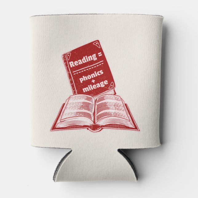Reading mileage Phonics  Can Cooler (Front)