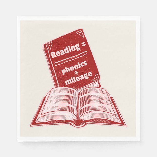 Reading mileage Phonics  Napkins (Front)
