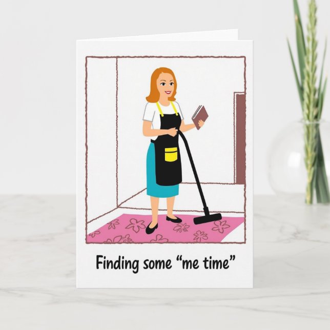 Reading Mothers Day Home Scene Card (Front)