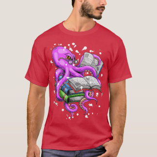 Reading Octopus T-Shirt