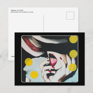 ‘Reading of the Will’ Painting on a Postcard