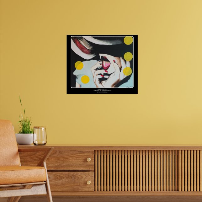 'Reading of the Will’ Painting on a  Poster (Living Room 2)