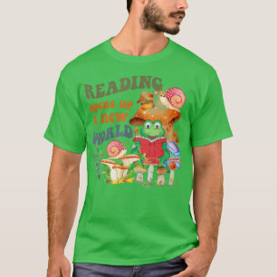 Reading Opens Up A New World Book Lover Librarian  T-Shirt