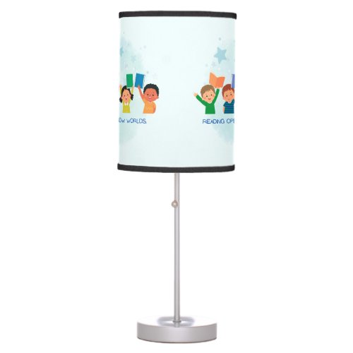 Reading Opens Up New Worlds Table Lamp