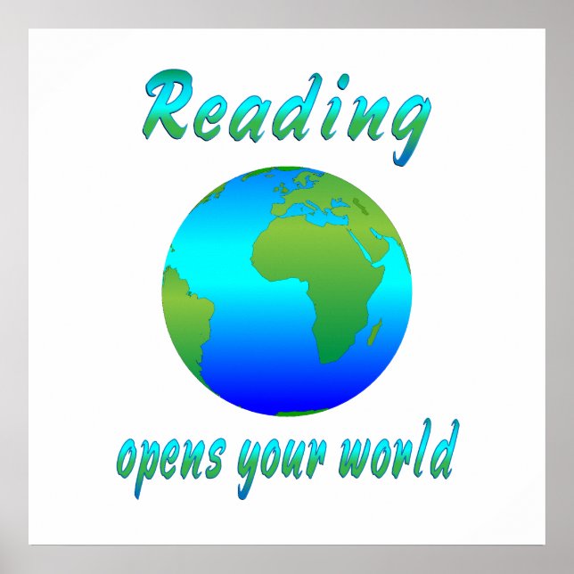 READING Opens Worlds Poster (Front)