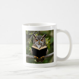 Reading Owl Coffee Mug