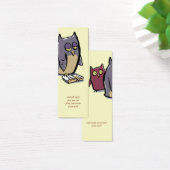 reading owls customizable bookmark (Desk)