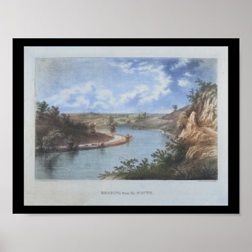 Reading Pennsylvania Schuylkill River Print