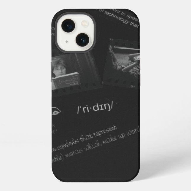 Reading Photogram Iphone Case (Back)