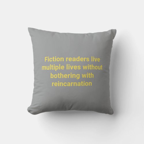 reading pillow book lovers pillow gray yellow throw pillow