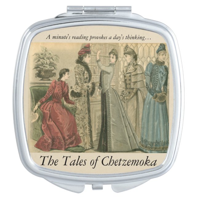 Reading provokes thinking compact mirror (Front)