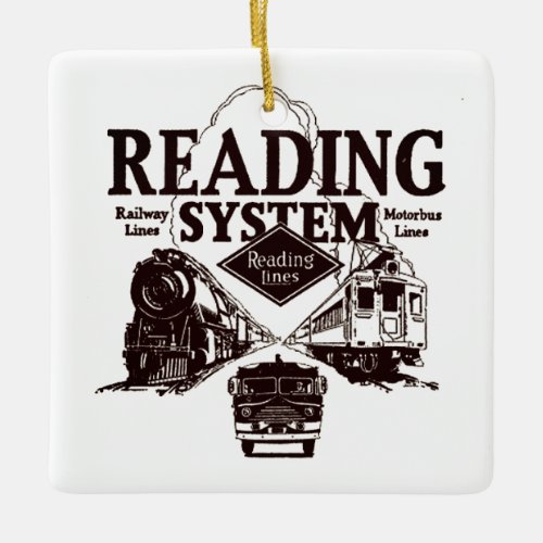Reading Railroad Christmas Ornament            