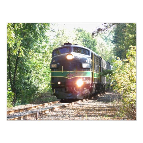 Reading Railroad FP7 Diesel Locomotive 902 Kodak Photo Print