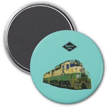 Reading Railroad Gp-30 #3601      Magnet by stanrail at Zazzle