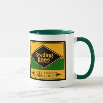 Reading Railroad Lines  Bee Line Service Mug by stanrail at Zazzle