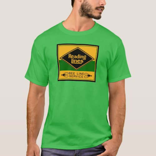 Reading Railroad Lines Bee Line Service T_Shirts