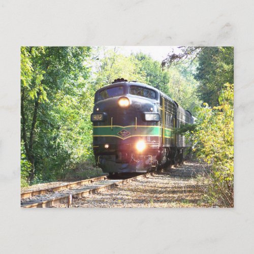 Reading Railroad Lines FP7 Diesel Locomotive 902 Postcard