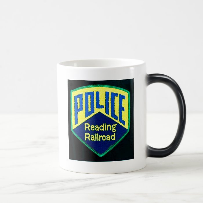 Reading Railroad Police Patch Coffee Mug
