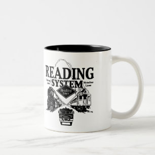 Reading Railroad System 1942 Two-Tone Coffee Mug