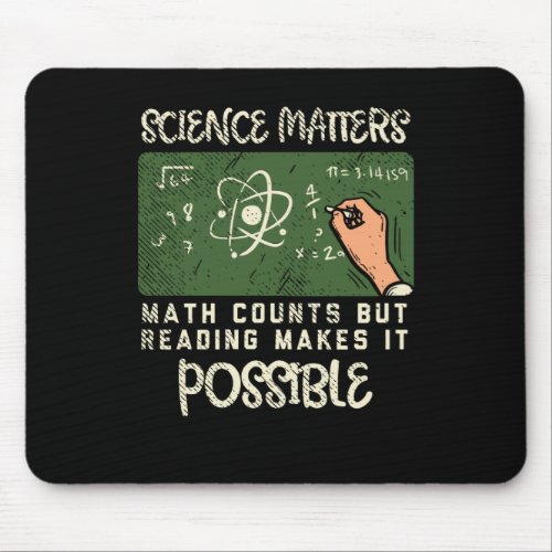 Reading _ Reading Makes It Possible Mouse Pad