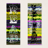 Reading Rocks Bookmark Business Card (Front & Back)