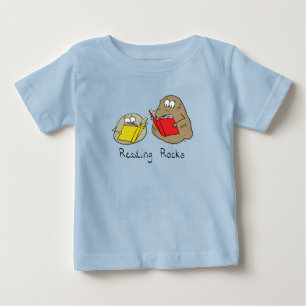 Reading Rocks Funny Book Kid's Baby T-Shirt