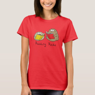 Reading Rocks Funny Book Women's T-Shirt