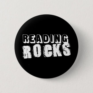 Reading Rocks Pinback Button