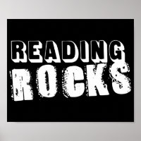 Reading Rocks Poster