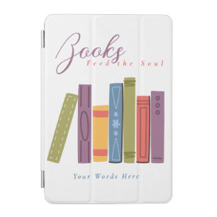 Reading Script Book Lover Graphic Typography Name iPad Mini Cover