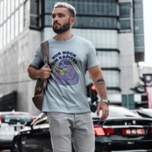 Reading Sloth German T-Shirt