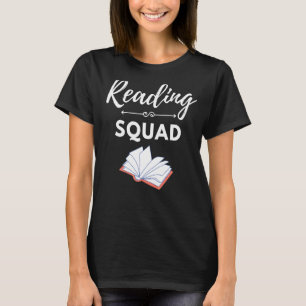 Reading Squad Book  Team At School Group T-Shirt