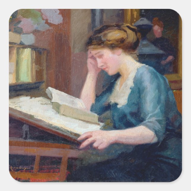 Reading Square Sticker (Front)
