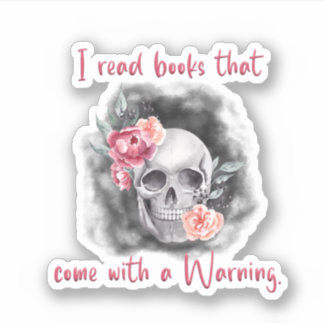 Reading Sticker, Booknerd, Gift for Book Lover Sticker