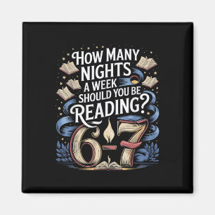 Reading Teacher 67 Funny English Meme How Many Nig Magnet
