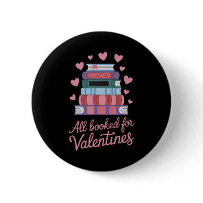 Reading Teacher All Booked for Valentine's Day Button