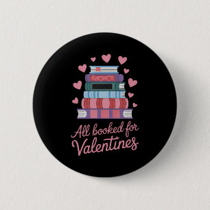 Reading Teacher All Booked for Valentine's Day Button