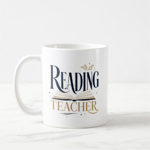 Reading Teacher Appreciation Gift Coffee Mug