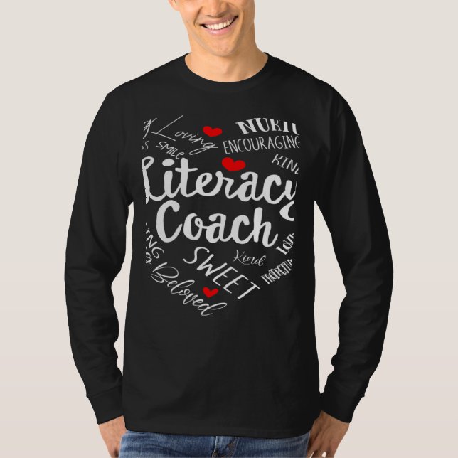 Reading Teacher Back School Special Literacy Coach T-Shirt (Front)