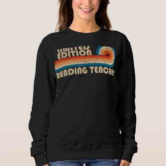 READING TEACHER Funny Job Title Profession Birthda Sweatshirt