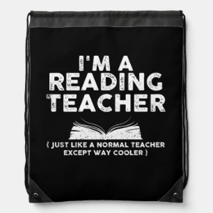 Reading Teacher - I'm A Reading Teacher Drawstring Bag