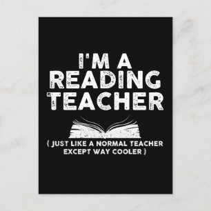 Reading Teacher - I'm A Reading Teacher Postcard