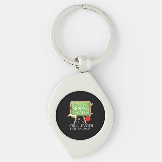 Reading Teacher Keychain (Front)