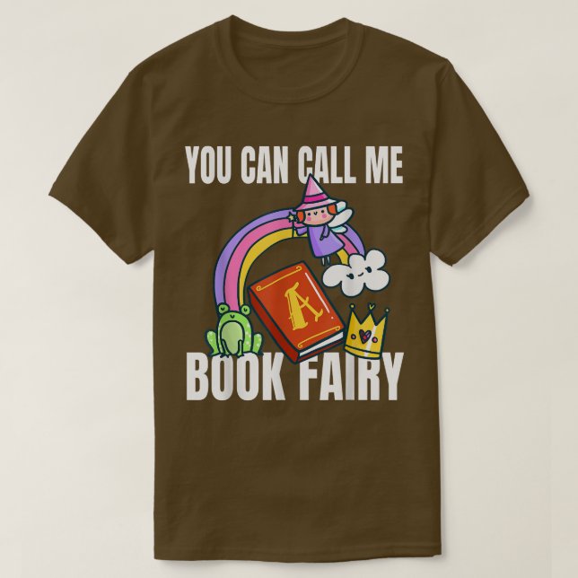 Reading Teacher Librarian You Can Call Me Book Fai T-Shirt (Design Front)
